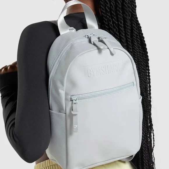 Gymshark Bags Gymshark Mini Gray Backpack Poshmark